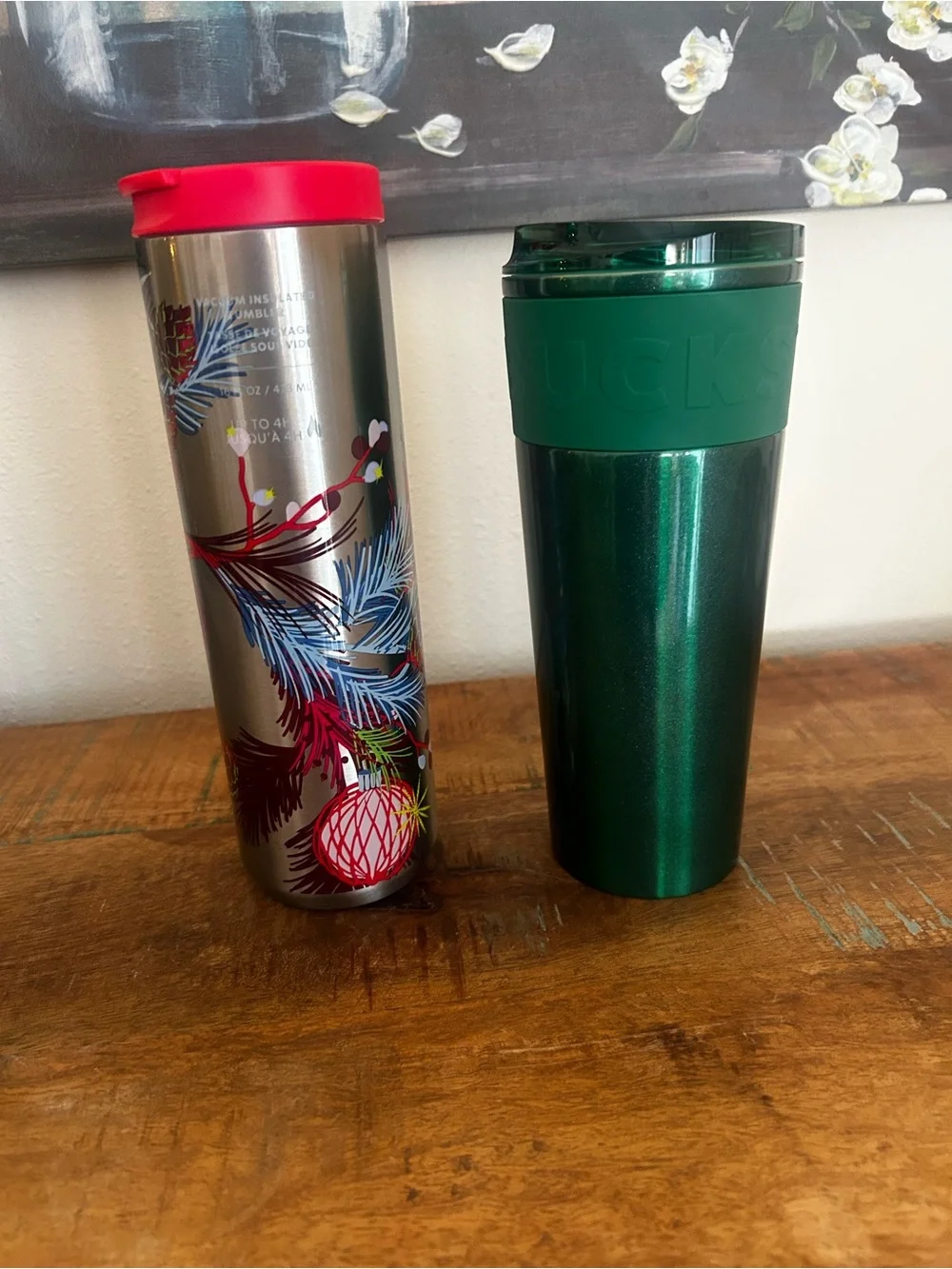 Set of 2 NWT Starbucks Stainless Steel Tumblers